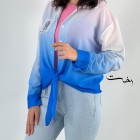 شومیز آبرنگی گره ای شومیز آبرنگی گره ای