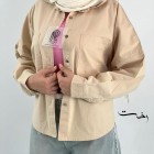 شومیز لینن باکسی رنگی