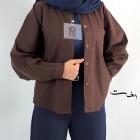 شومیز لینن باکسی رنگی