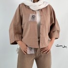شومیز لینن باکسی رنگی شومیز لینن باکسی رنگی