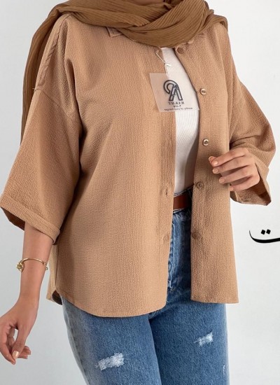 شومیز پفکی رنگی شومیز پفکی رنگی