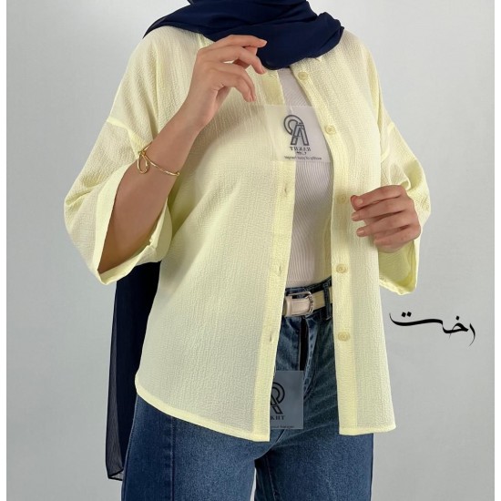 شومیز پفکی رنگی