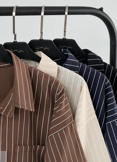 شومیز لینن راه راه شومیز لینن راه راه