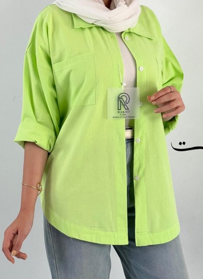 شومیز لینن پاستیلی