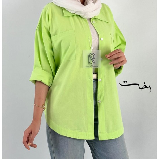 شومیز لینن پاستیلی شومیز لینن پاستیلی