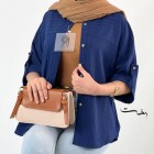 شومیز شانتون رنگی