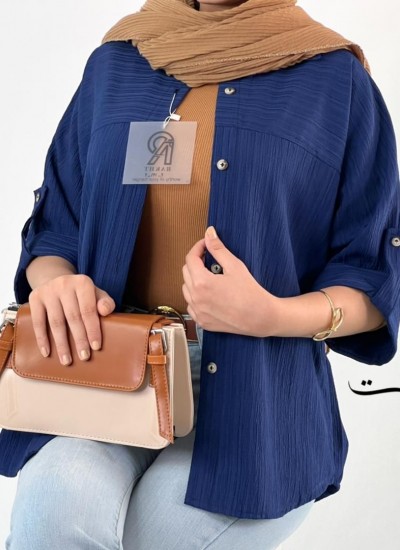 شومیز شانتون رنگی