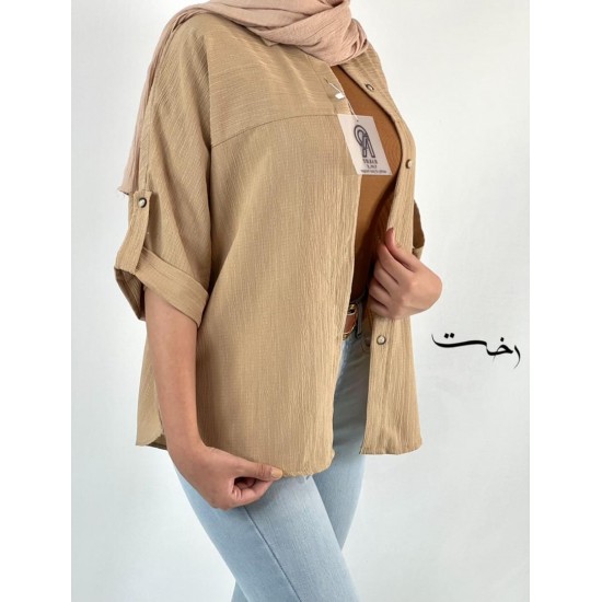 شومیز شانتون رنگی