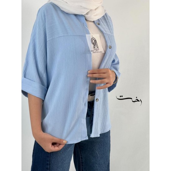 شومیز شانتون رنگی