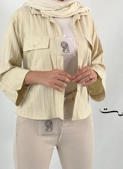 شومیز پفکی رنگی