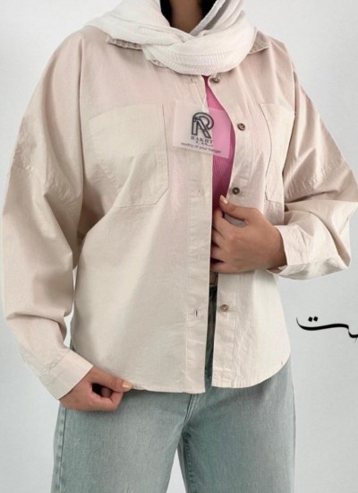 شومیز لینن باکسی شومیز لینن باکسی