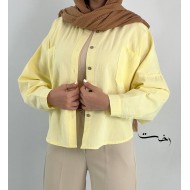 شومیز لینن باکسی شومیز لینن باکسی