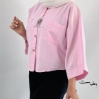 شومیز لینن باکسی