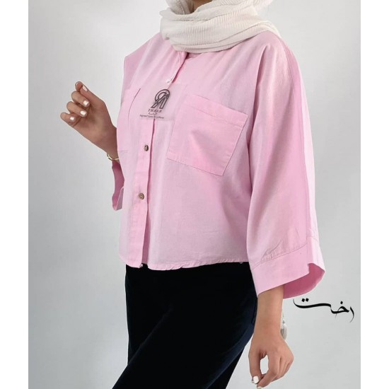 شومیز لینن باکسی