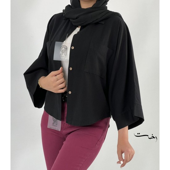 شومیز لینن باکسی