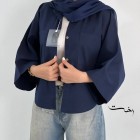 شومیز لینن باکسی