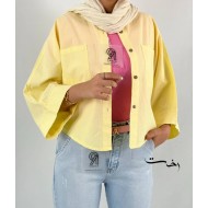 شومیز لینن باکسی