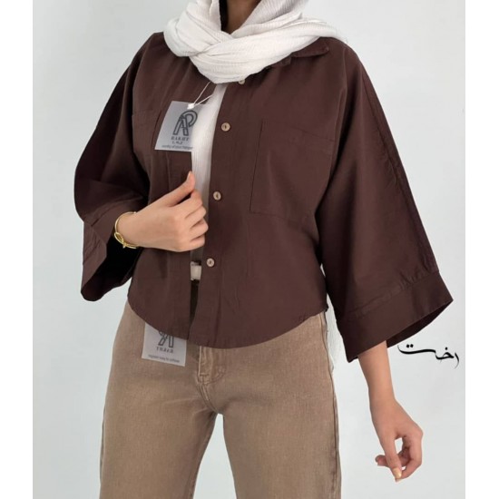 شومیز لینن باکسی