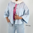شومیز لینن باکسی