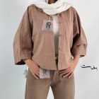 شومیز لینن باکسی