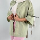 شومیز لینن رنگی
