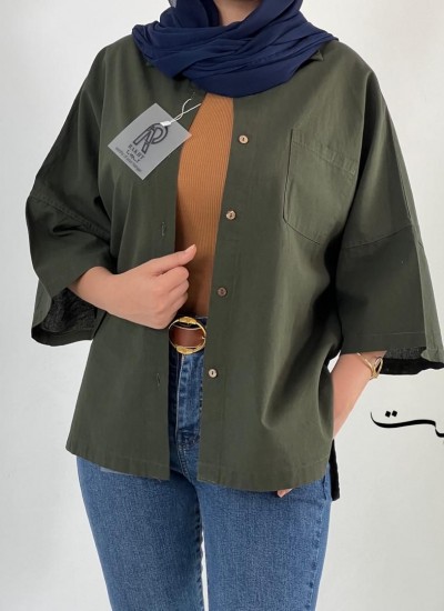 شومیز لینن رنگی