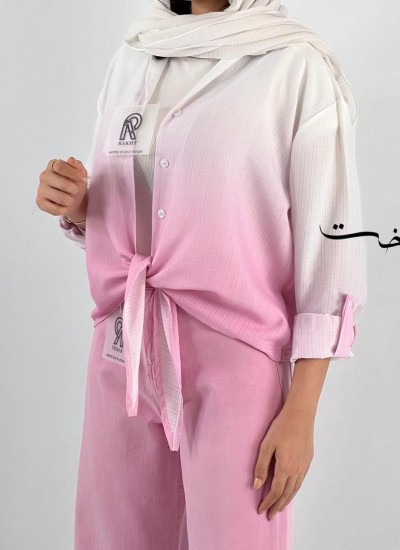 شومیز آبرنگی گره ای شومیز آبرنگی گره ای