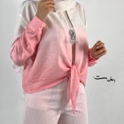 شومیز آبرنگی گره ای شومیز آبرنگی گره ای