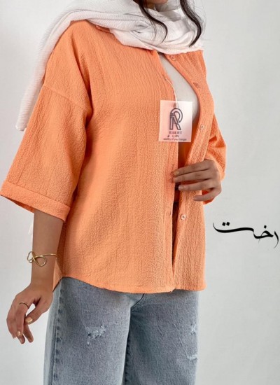 شومیز پفکی رنگی