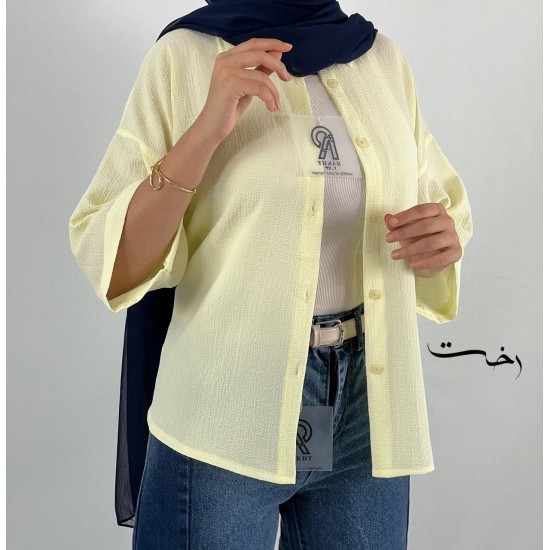 شومیز پفکی رنگی