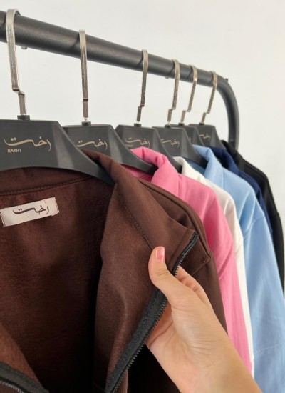 بلوز دورس نیم زیپ بلوز دورس نیم زیپ