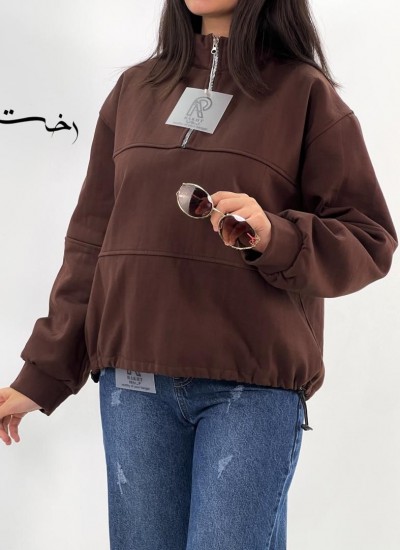 بلوز دورس نیم زیپ بلوز دورس نیم زیپ