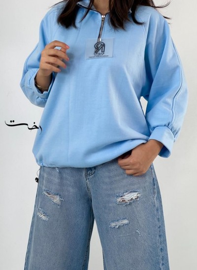 بلوز دورس نیم زیپ بلوز دورس نیم زیپ