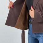 ترنج کت بارونی کمربندی