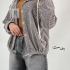 سوییشرت مخمل تک جیب