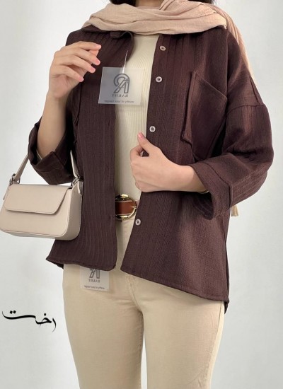 شومیز جلو جیب پاییزه شومیز جلو جیب پاییزه