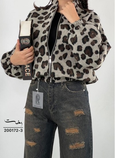 جکت بامبر پلنگی