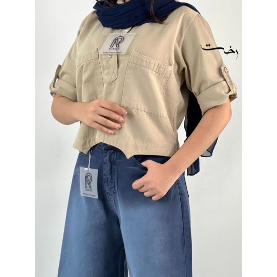 شومیز باکسی دو جیب شومیز باکسی دو جیب