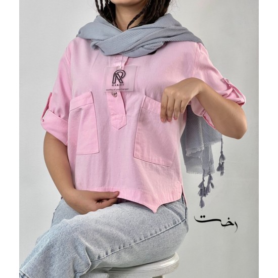 شومیز باکسی دو جیب شومیز باکسی دو جیب