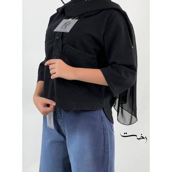 شومیز باکسی دو جیب شومیز باکسی دو جیب