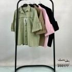 شومیز پاگون دار جلو جیب