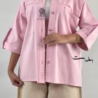 شومیز پاگون دار جلو جیب