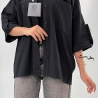 شومیز پاگون دار جلو جیب