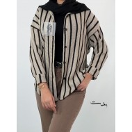 شومیز راه راه پاییزه