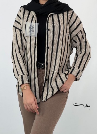 شومیز راه راه پاییزه