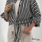 شومیز جلو گره ای پاییزه شومیز جلو گره ای پاییزه