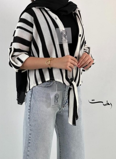 شومیز جلو گره ای پاییزه