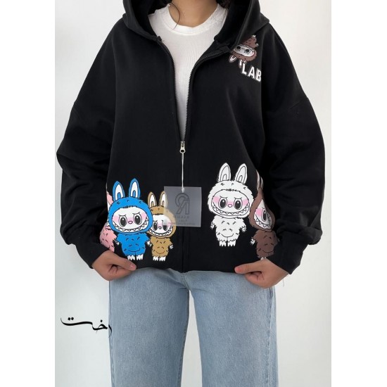 سوییشرت کلاهدار لبوبو