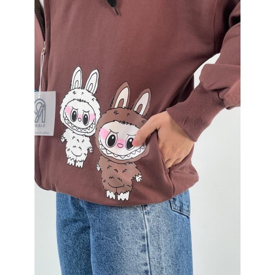 سوییشرت کلاهدار لبوبو