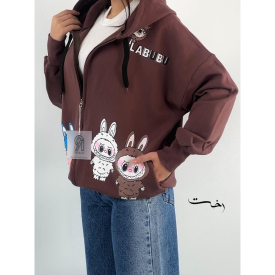 سوییشرت کلاهدار لبوبو